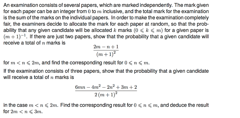 STEP 1988 Paper 2, Question 15