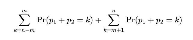 Mathematical Expression for Probability Calculations