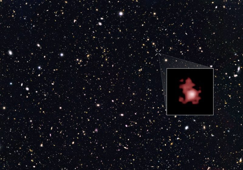 Image of the distant galaxy GN-z11