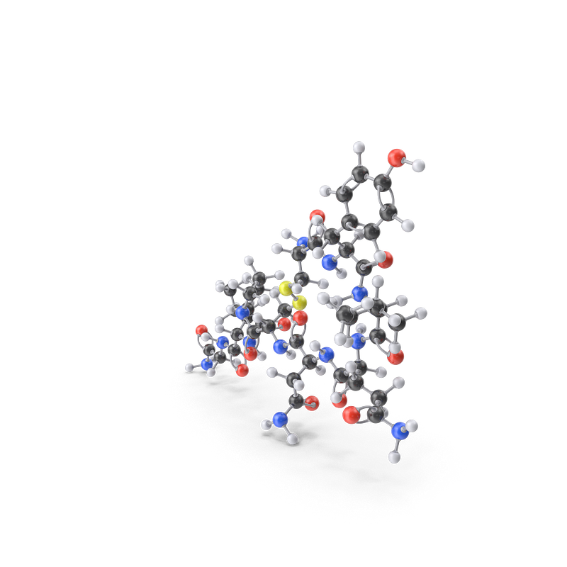 Oxytocin molecule structure