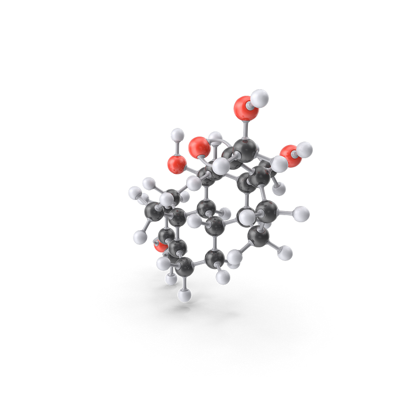 Cortisol molecule structure