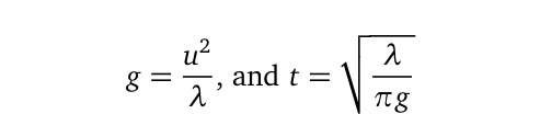 Wave speed and gravitational potential equation