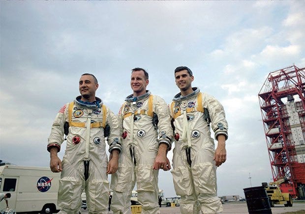 Training session of Apollo 1 astronauts