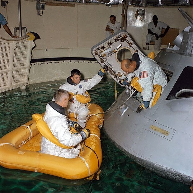 Apollo 7 training session