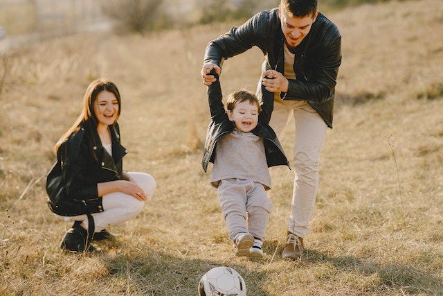 Family enjoying quality time together