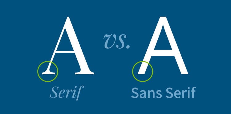 Recommended font styles