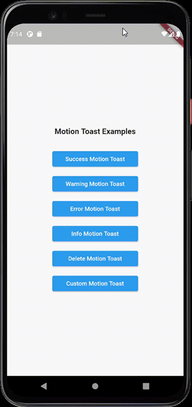 Custom Toast Notifications in Flutter