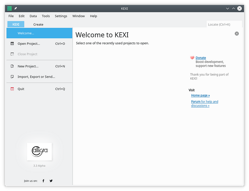 Kexi Database Management Overview