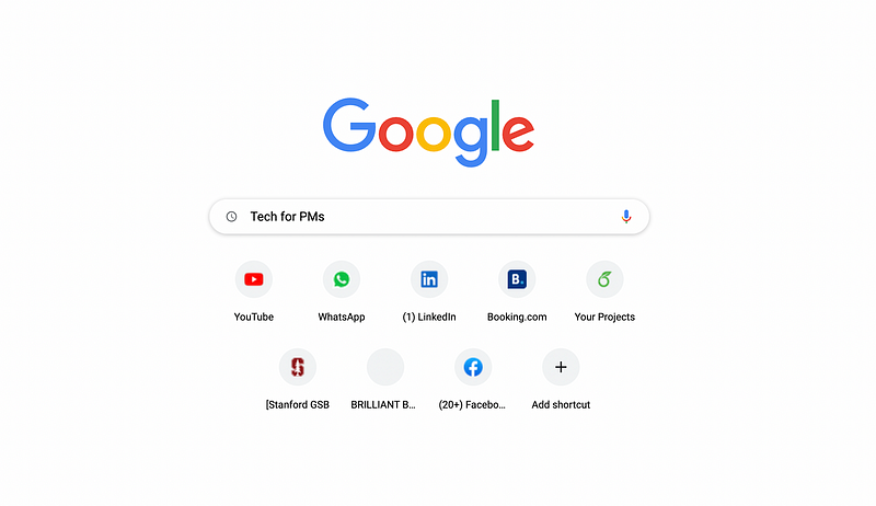 Google Search Interface