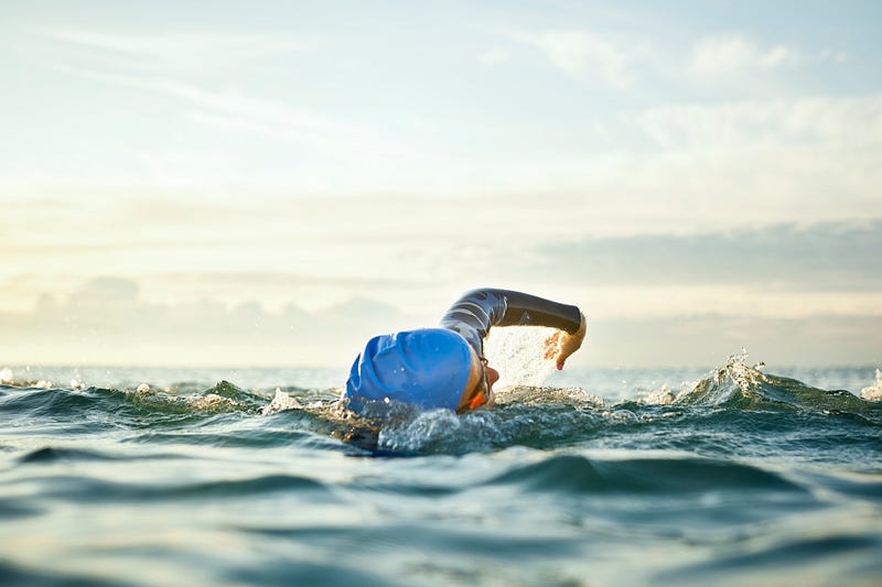 Long-distance swimming for health and enjoyment