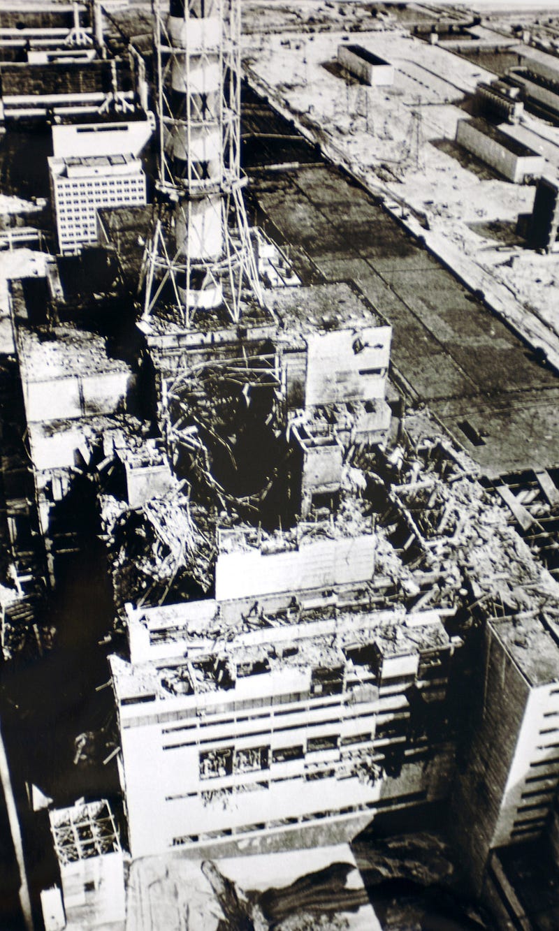 Reactor 4 post-disaster overview