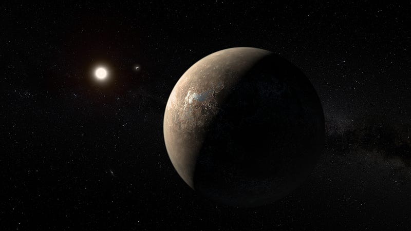 Possible habitable exoplanet Proxima b