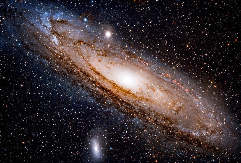 Andromeda Galaxy view captured by JWST