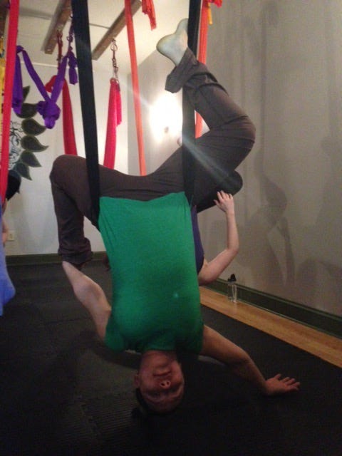 Aerial Yoga class experience