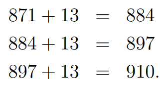 Divisibility check for 13